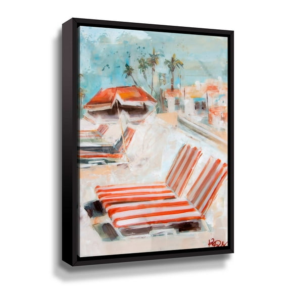 Artwall The Lounge, Gallery Wrapped Floater-framed Canvas by Kym De Los Reyes