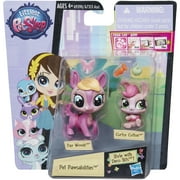 Littlest Pet Shop Pet Pawsabilities Fay Woods & Curtsy Cotton Figure 2-Pack