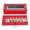 Red, variant on M Buder 5 Way Power Distribution Block DC48V 300A M8 X 5 Heavy Duty Safe Connection Marine Battery Bus Bar for Vehicles Boats RVs, Black Negative Line Connection