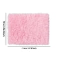 thumbnail image 3 of Ultra-soft plush carpet, 6'×9' pink non-slip long-pile floor rug, suitable for bedroom, living room, home decor, 3 of 6