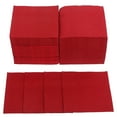 thumbnail image 1 of Minkissy 150 Pcs Serviettes Jetables pour Vin Serviettes en Papier Rouges pour Cocktails et Soupers, 1 of 8