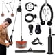 thumbnail image 1 of 9 Piezas Sistema de Poleas Gym Casero para Gimnasio en casa, Entrena Hombros, bíceps y tríceps, soporta 280LB de Peso, Adecuado para Ejercicio en casa y Barra para dominadas, 1 of 8