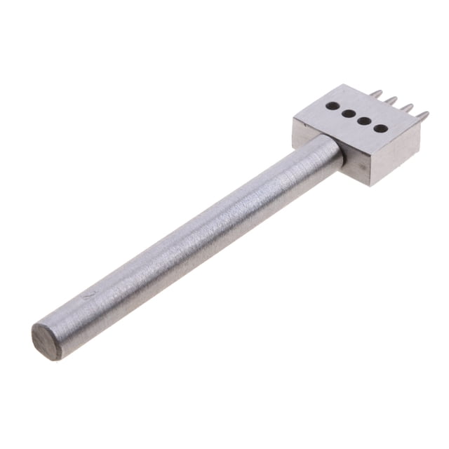 Herramienta de perforación de orificios Cuero Craft Row Cutter Tool DIY - 5