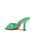 thumbnail image 3 of Schutz Posseni Deep Mint Slip On Squared Open Toe Stiletto High Heel Sandals (Deep Mint, 11), 3 of 6
