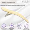 thumbnail image 2 of French Amie Large Brill Beak Handmade Salon Hinge Hair Side Slider, 2 of 29