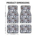 thumbnail image 2 of Sikiie Cute Dog Faces Car Foot Mat Set of 4 Pieces Basics Universal Fit Rubber Carpet Floor Mats For Car SUV Van & Truck, 26.8"L x 17.3"W (Front), 13"L x 17.3"W(Rear), 2 of 6