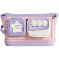 thumbnail image 2 of Estuche para bolígrafos Dopamine | Bolsa de papelería de estilo japonés de gran capacidad para estudiantes | Organizador multicompartimento | Capacidad para más de 50 bolígrafos | Diseño con bloques, 2 of 7