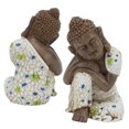 thumbnail image 4 of Sleeping Buddha, Easy  Resin Material Zen Statue Peaceful Feeling  For Desktop Decoration, 4 of 8