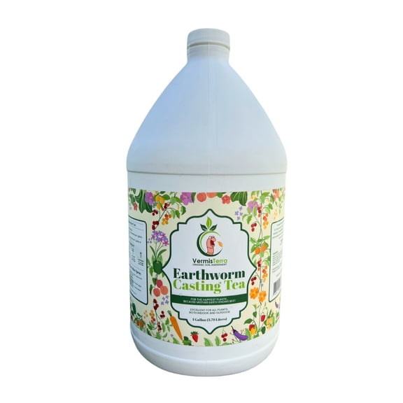 Organic VermisTerra Earthworm Casting Tea-Size:Gallon