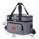 thumbnail image 2 of Bolsa de almuerzo aislada a prueba de fugas, impermeable, térmica, reutilizable, bolsa de almuerzo para adultos y niños, bolsa refrigeradora para el almuerzo, para oficina, trabajo, picnic, playa, 2 of 8
