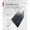 thumbnail image 5 of Lenovo IdeaPad 1 15.6" FHD (1920x1080) Touchscreen Laptop, AMD Ryzen 5 7520U 4-core Processor, 8GB RAM, 256GB Storage, AMD Radeon, HDMI, Windows 11, Abyss Blue, 5 of 5