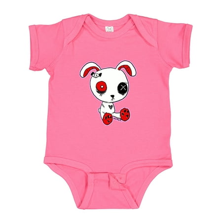 

Inktastic Goth Bunny Gift Baby Boy or Baby Girl Bodysuit