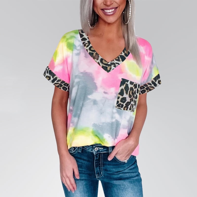 V-neck Short-Sleeved T-shirt 