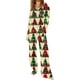 thumbnail image 2 of Puntoco Pijamas para mujer Conjunto de pijama con camisa de cuello en V y manga larga con estampado navideño para otoño e invierno para mujer, 2 of 5