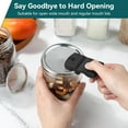 thumbnail image 2 of Lsupdaol 2 Pack Canning Jar Opener with Magnets, Mason Jar Opener For Canning Lids, for Regular and Wide Mouth Lids, Powerful Magnet for Easy Refrigerator Storage, Releases Vacuum Seal(Black), 2 of 7