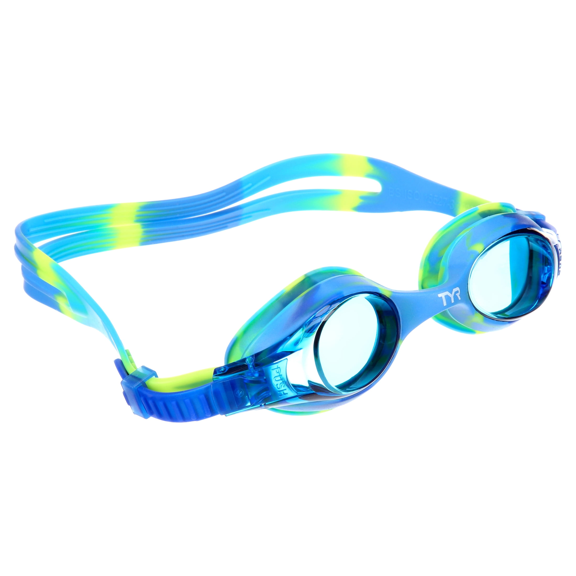 TYR Youth Fit Swimple Non-Mirrored Swim Goggle, Multicolor, Multipack, 3 Pack