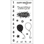 Fiskars Clear 3"X6" Sheet-Birthday Bash