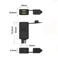 thumbnail image 3 of Adaptador SAE a USB con VoltíMetro Enchufe de DesconexióN RáPida de Motocicleta con Cargador USB Dual Impermeable para TeléFono Inteligente, 3 of 5