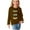 Brown, variant on Odeerbi Toddler Girls Fall Winter Basic Layering T-Shirt Cute Print Basic Tees Long Sleeve Shirts Cute Crewneck Tops Dressy Casual Blouses Base Layer Toddler Clothes Olive Green