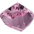 thumbnail image 3 of Tripact Crystal Glass Diamond Shaped Paperweight for Home Décor and Gifts—Additional Engraving Available. [Pink], 3 of 3
