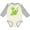 Natural and Heather, variant on Inktastic Green Dragon Boys or Girls Long Sleeve Baby Bodysuit
