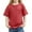 Red, variant on LIIPEE Girls T-Shirts Summer Casual Solid Color Round Neck Short Sleeve Tshirts With Pocket Infant Cozy Daily Tee Shirts,Yellow,11-12 Years