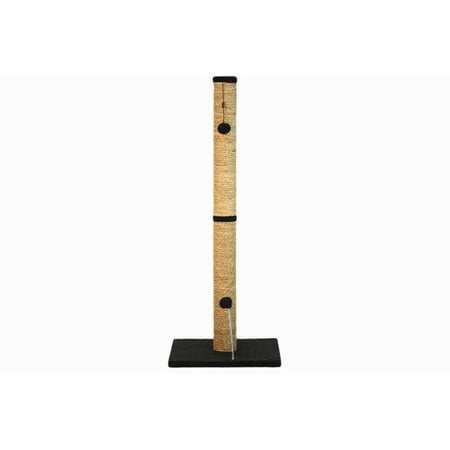 30  Sea Grass Scratching Post (Dark Chocolate Fur 16x16 Base)