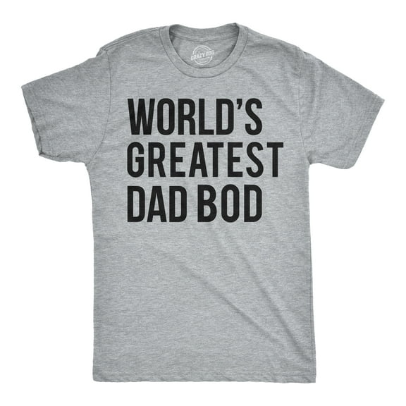 Mens Worlds Greatest Dad Bod T Shirt Perfect Gift for Dad Funny Father's Day Tee Graphic Tees