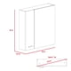 thumbnail image 5 of Gabinete de Baño Caribe Wengue Virtual Muebles, 5 of 6