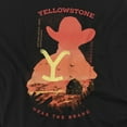 thumbnail image 2 of Yellowstone T-Shirt Wear The Brand Sunset Sihouette Unisex Graphic Tee for Men & Women, 2 of 7
