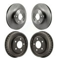 thumbnail image 1 of CMX Front Rear Disc Brake Rotors Drums Kit for Car Ford Ranger Mazda B4000 with 9" Diameter Drum K8-102047, 1 of 11