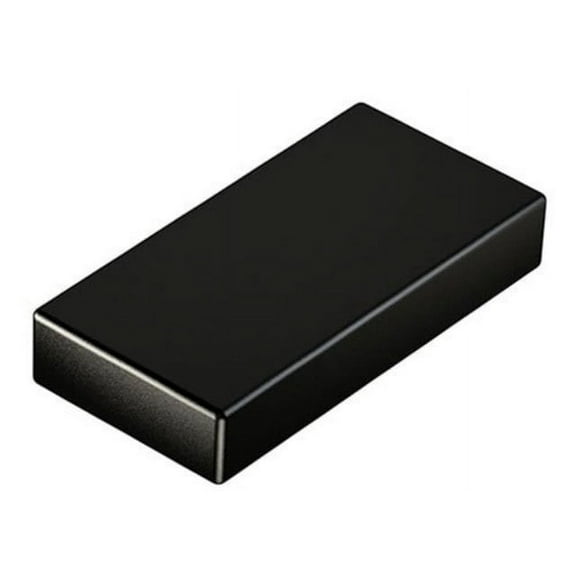 Neodymium Magnet 1" x 1/2" x 1/4" Grade N52 Black Epoxy Rare Earth Very Powerful-US Shipping Included