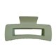 thumbnail image 1 of wonima44 Solid Hair Claws Large Clips Strong Hold Big Claw Barrettes for Women Girls Thick Thin Long Hair No Slip Square Hairpin Green Hair Accessories, 1 of 1