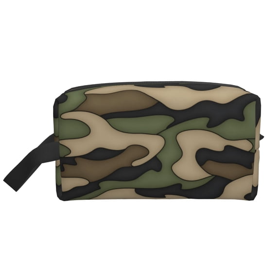 Toiletry Bag For Men Women Camouflage Hanging Dopp Kit Water Resistant Shaving Bag For Traveling