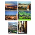 thumbnail image 1 of 6/30 serie de ciudades postales arte paisaje Tarjeta de mensaje de felicitación fondo del hogar pegatinas de pared pintura decorativa Pared de bendición, 1 of 2