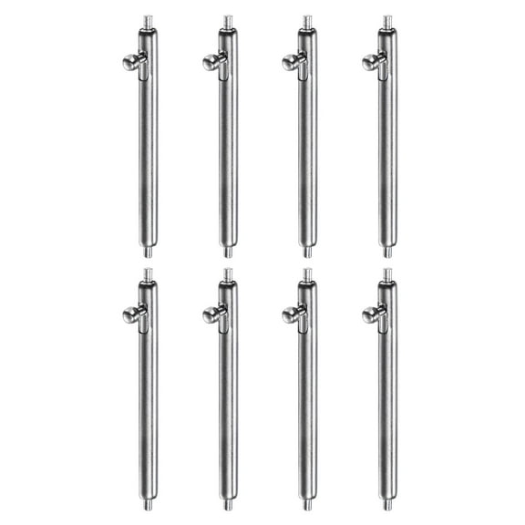 Uxcell 8pcs Quick Release Spring Bar 20mm Width 1.8mm Diameter Stainless Steel Watch Pins