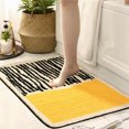 thumbnail image 3 of Hiroekza Bathroom Rugs Non Slip Washable Bath Mat 40x60cm Quick Dry Anti Mold Polyester Fiber Shower Rug for Bathroom Floor Tub and Shower Cloud Comfort Bath Rug Yellow, 3 of 6