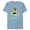 Ocean Blue, variant on Disney The Nightmare Before Christmas Sally Halloween Beach - Short Sleeve Blended T-Shirt for Adults - Customized-Navy Heather