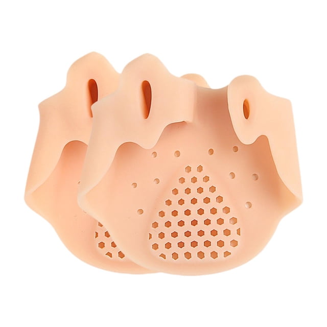 2 piezas de alineadores de pies y cuerpo, separadores de dedos de gel relajantes para niñas y mujeres con dedos torcidos. Naturaleza