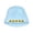Sky Blue, variant on CafePress - Halloween Candy Corn - Baby Hat