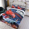 thumbnail image 3 of Big Hero 6 Conjunto de sábanas temático, trío de piezas, cómodo y amigable con la piel, diseño único, regalo de decoración para el hogar para familiares, amigos y fans,173cm *218cm, 3 of 6