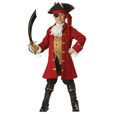 Super Deluxe Pirate Captain Kids Costume