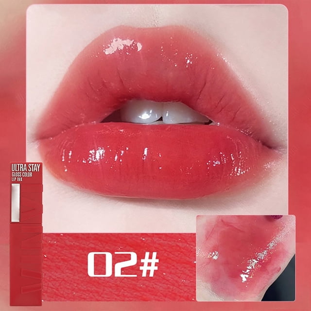 SIfdSeng Ensembles de Rouges à Lèvres pour Femmes Douze Couleurs Européen et Brillant à Lèvres à Base d'Eau Glaçage pour Lèvres Hydratant Couleur Glaçage pour Lèvres Rouge à Lèvres Dudu Brillant à Lèvres 4,2 ml Teinture pour Lèvres Pelable