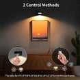 thumbnail image 3 of Wall Mounted Wireless Picture Light with Remote Control, Dimmable, Battery Powered, Adjustable 13-Color RGB Painting Light - Perfect Black【GKS】 black, 3 of 5