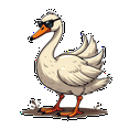 thumbnail image 6 of Waterproof Duck Stickers Humorous Vinyl Stickers Cartoon Stickers for Notebooks Laptops Suitcases, 6 of 9