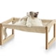 thumbnail image 1 of Cama para gatos FUKUMARU New Moon, hamaca transpirable de madera para gatos, 1 of 9