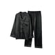 thumbnail image 5 of Txlixc Traje de pijama de seda de 2 piezas, chaqueta de manga larga con solapa masculina + pantalones Txlixc  moda, 5 of 8