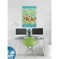 thumbnail image 5 of Marmont Hill Giraffe Pair Canvas Wall Art, 5 of 7