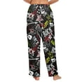 thumbnail image 3 of Ladies Sleeping Pajama Pants - Rock Star - Women's Pajamas - L, 3 of 5
