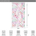 thumbnail image 3 of Small Stall Rv Narrow Shower Curtain for Bathroom Decor 36Wx72H Purple Floral Stand Up Single Half Flowers Colorful Art Printed Fabric Polyester Waterproof 12 Pack Plastic Hook, 3 of 6